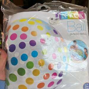 Intex Jumbo 42-inch Inflatable Polka Dot Beach Ball
